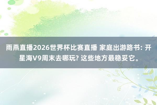 雨燕直播2026世界杯比赛直播 家庭出游路书: 开星海V9周末去哪玩? 这些地方最稳妥它。